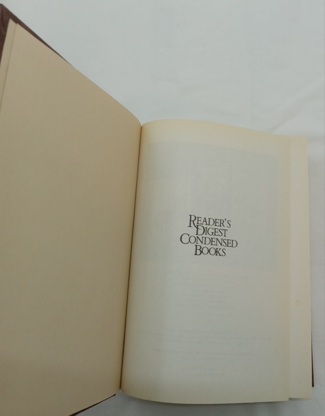 1989 Reader's Digest Condensed 1st Ed HC Leather Gilt Vtg NM Classic