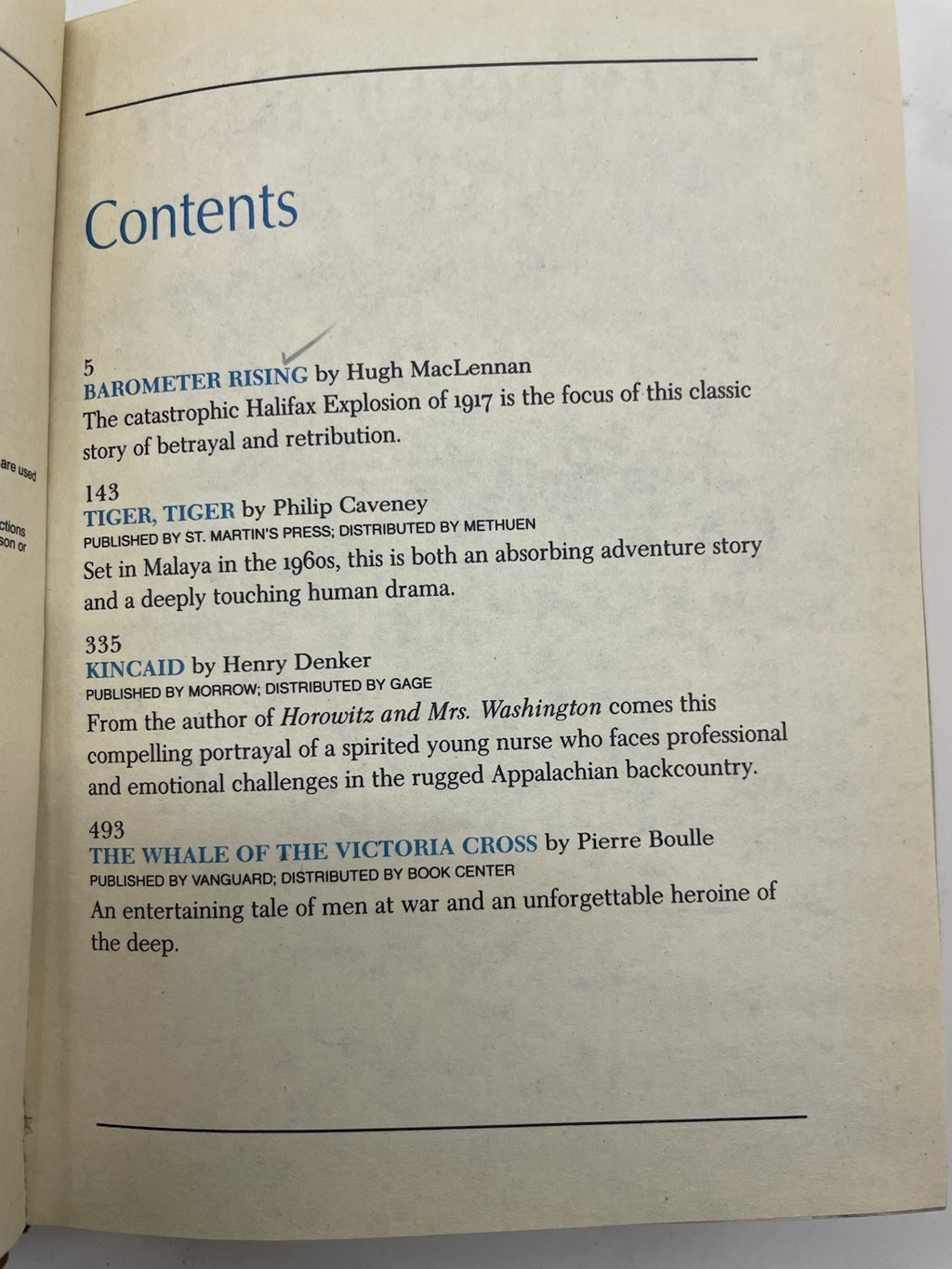 1985 Reader's Digest Condensed 1st Ed HC Leather Gilt Vtg NM Anthology