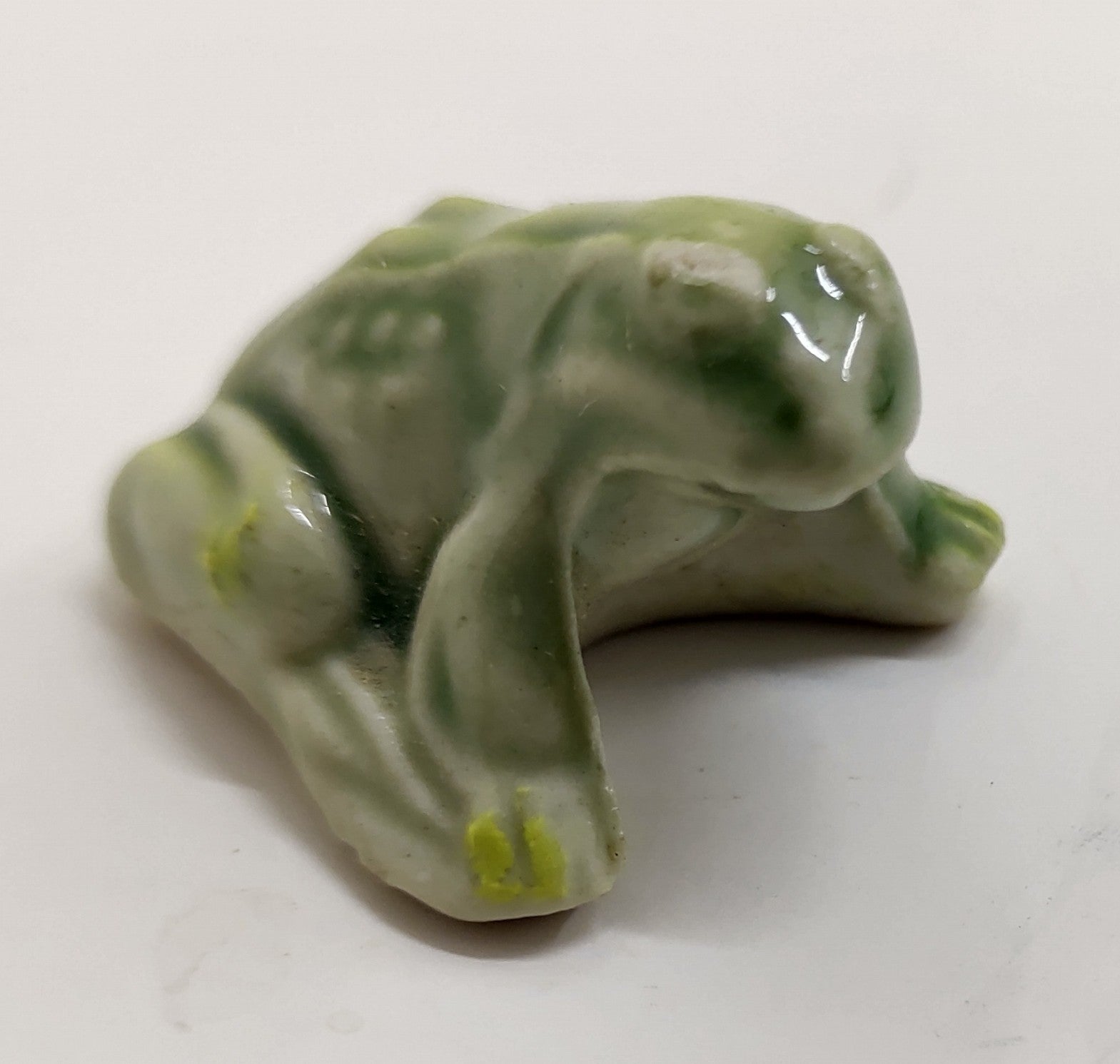 Wade Whimsies Frog Mini Figurine England Vintage Ceramic Wade Collectible