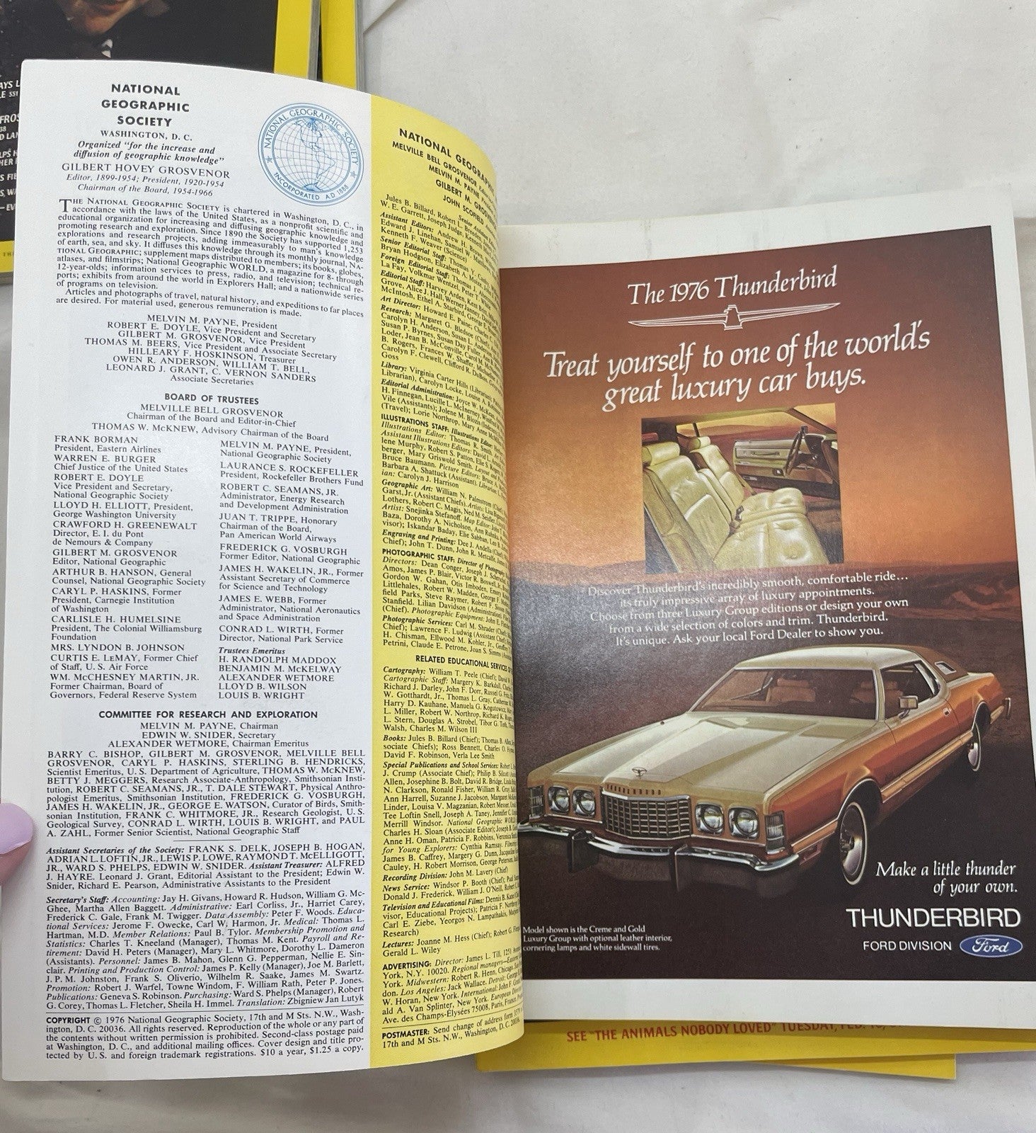 Nat Geo Jan–Jun 1976 Slipcover Set | Science, Nature, Travel Magazine