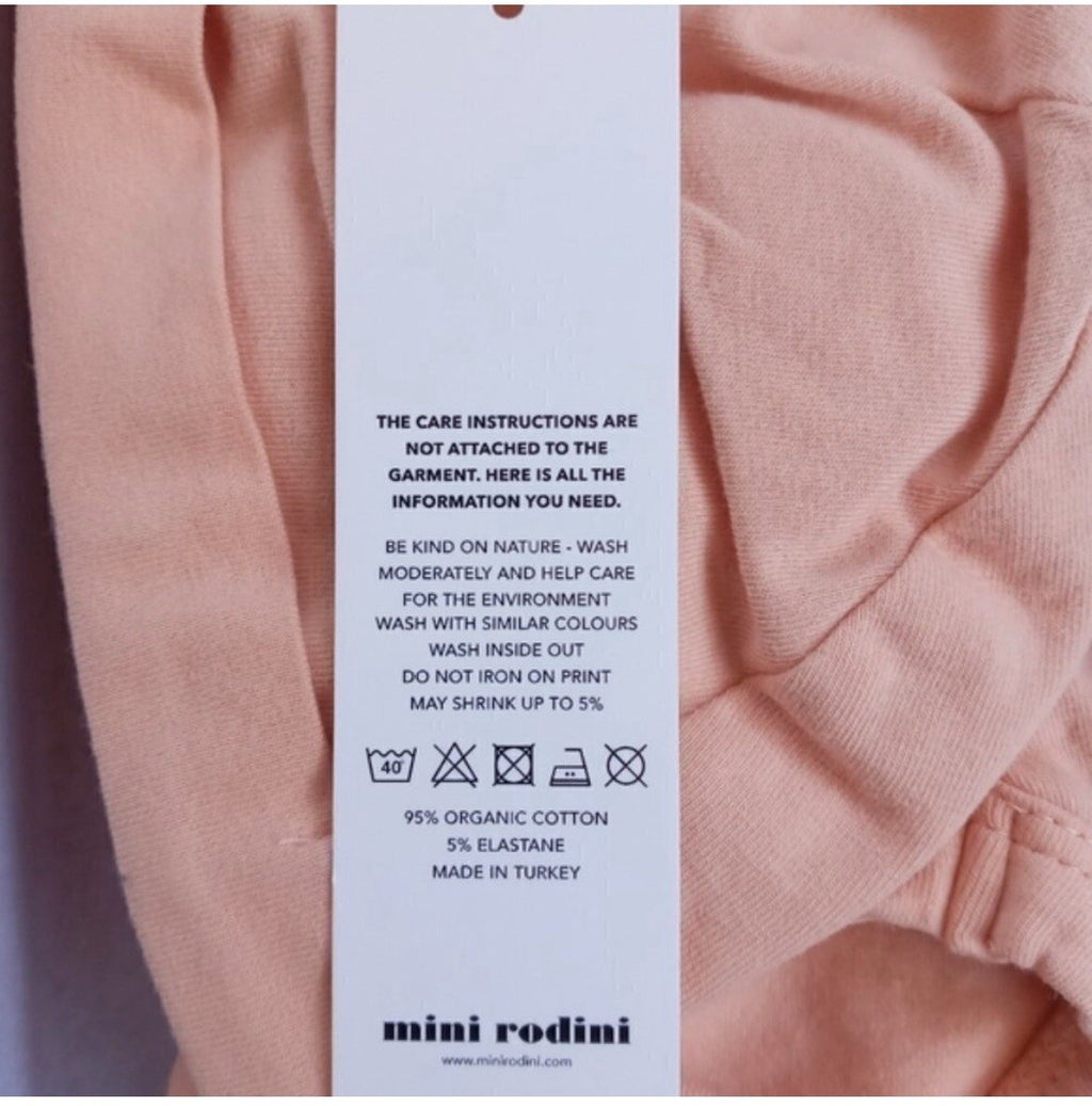 Mini Rodini Baby Girl Sleepwear Set Pink Penguin Print Organic Cotton 0–3 Months