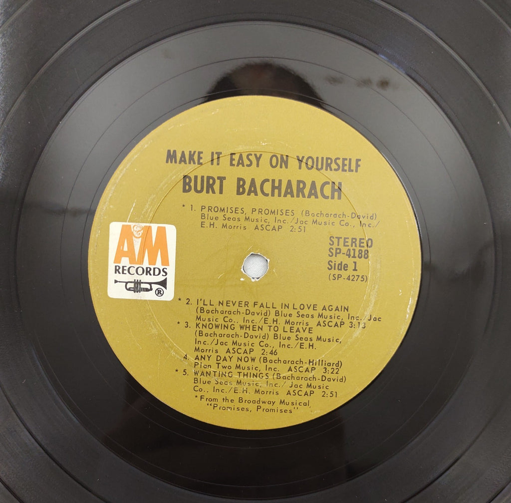 Burt Bacharach – Make It Easy on Yourself LP A&M SP-4188 Stereo Canada