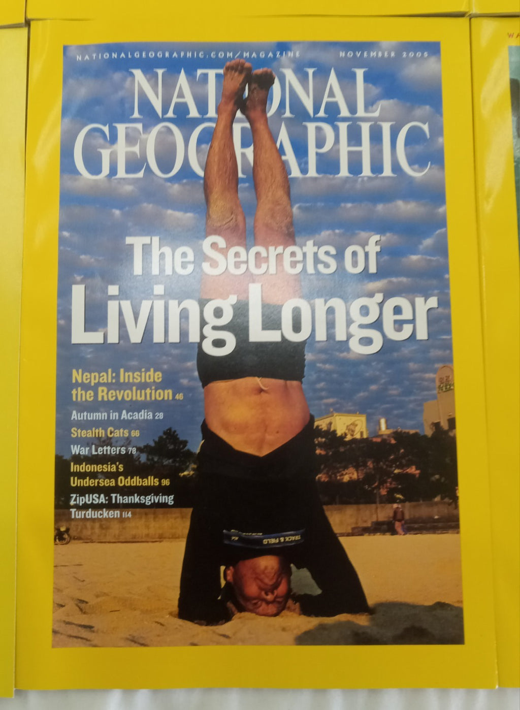 National Geographic Jul–Dec 2005 | VG+ | Faux Leather Case | 6 Magazines