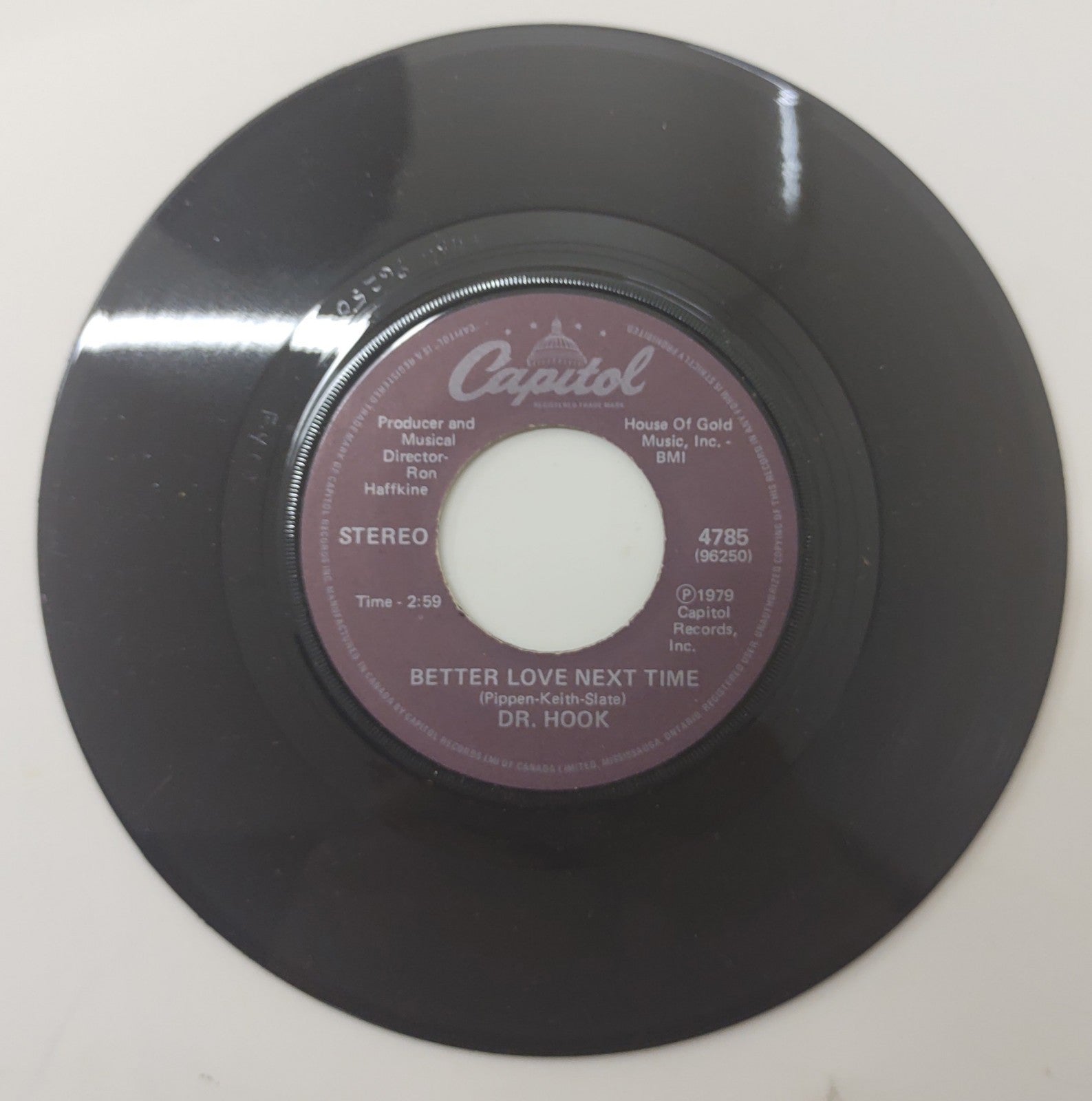 Dr Hook Better Love Next Time / Mountain Mary 7" 45 Vinyl Capitol
