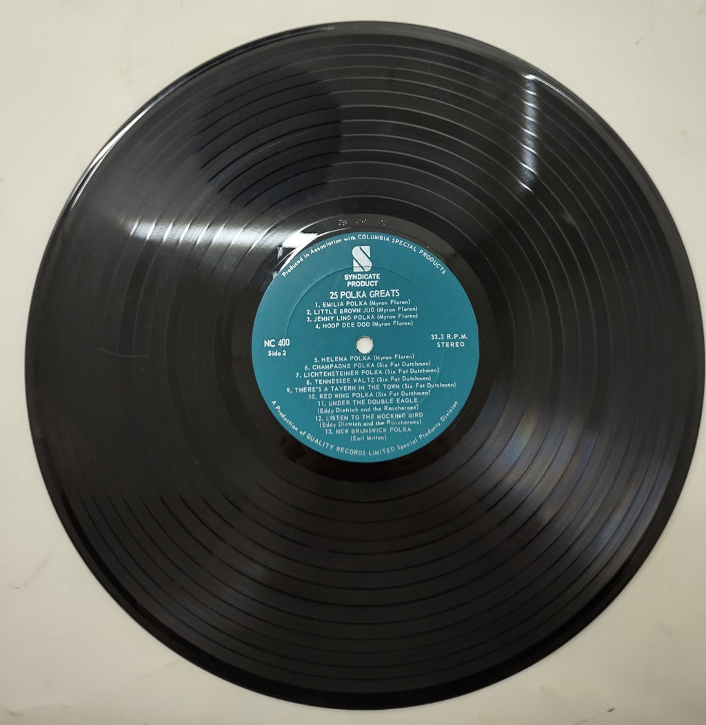 25 Polka Greats Vol.1 Vinyl LP (1971) K-Tel – Vintage Polka Collection