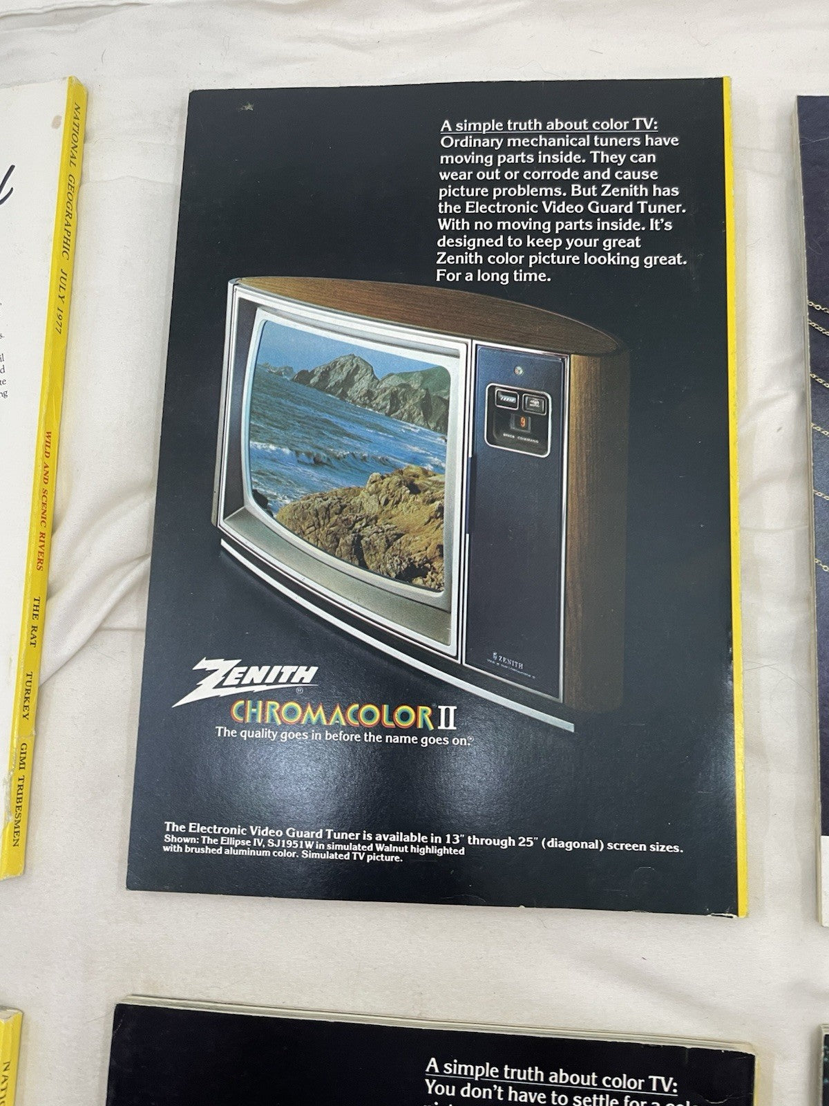 Nat Geo Jul–Dec 1977 Slipcover Set | Illustrated, Wildlife, Discovery