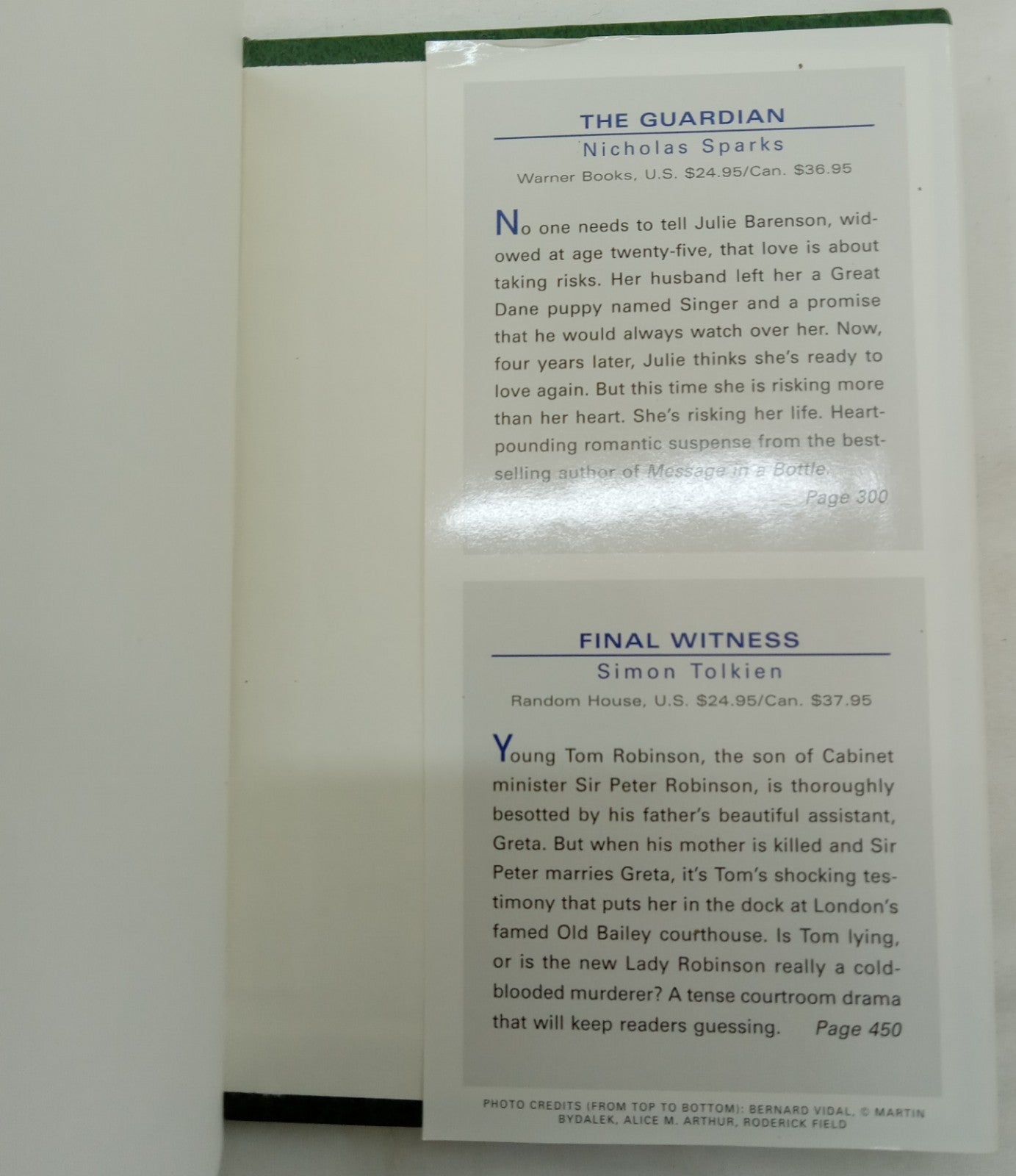 Reader's Digest 4 Novels in 1 Collection 2003 HC 1st Ed w/ Dust Jacket