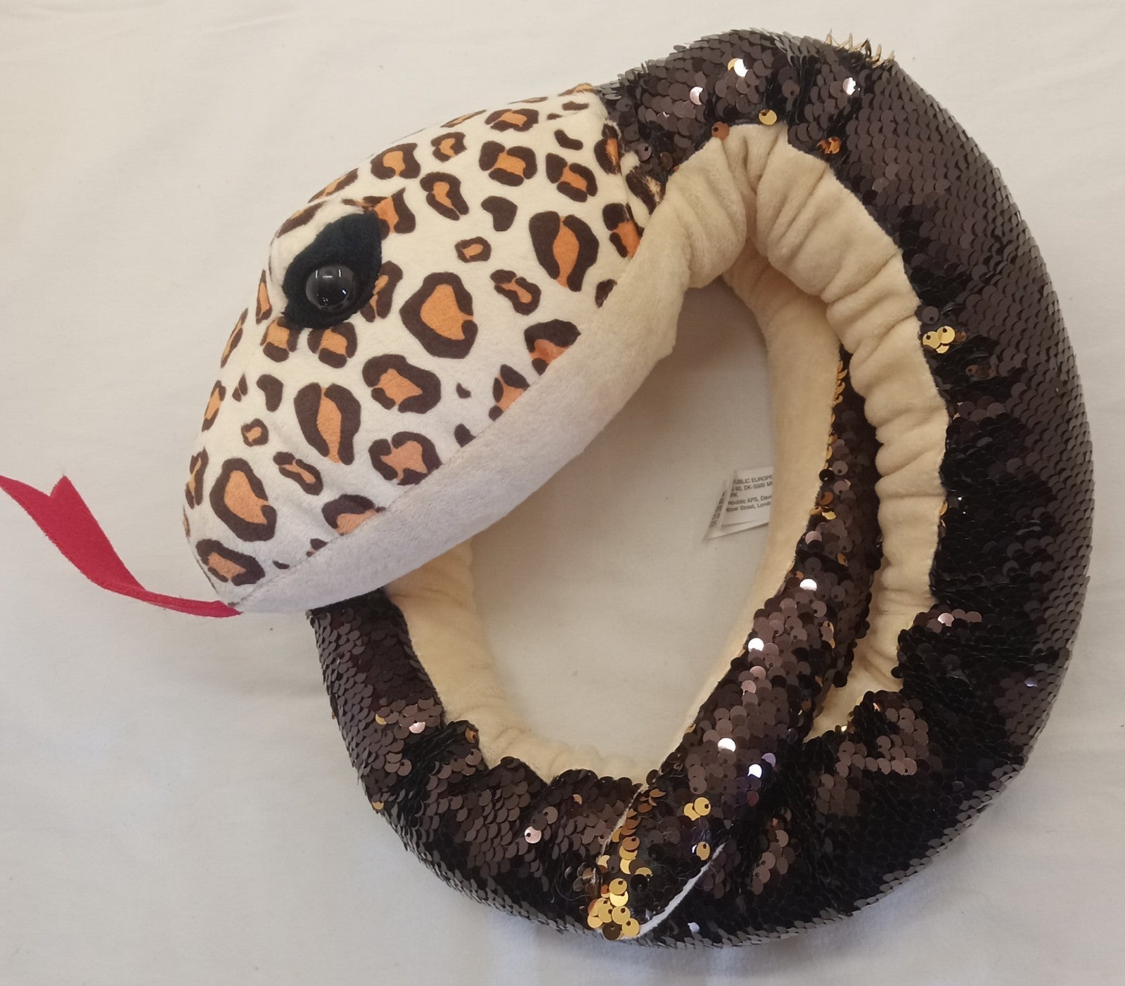 Sequence Snake Plushie – Wild Republic Black & Gold Stuffed Animal Toy
