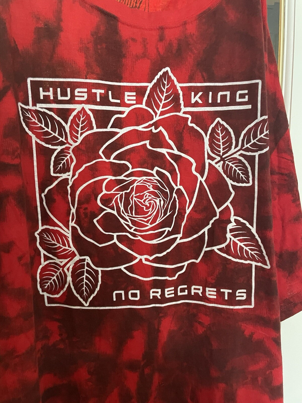 Fresh Laundry Rose Tie Dye Tee Graphic Shirt Women’s M Boho Y2K Style