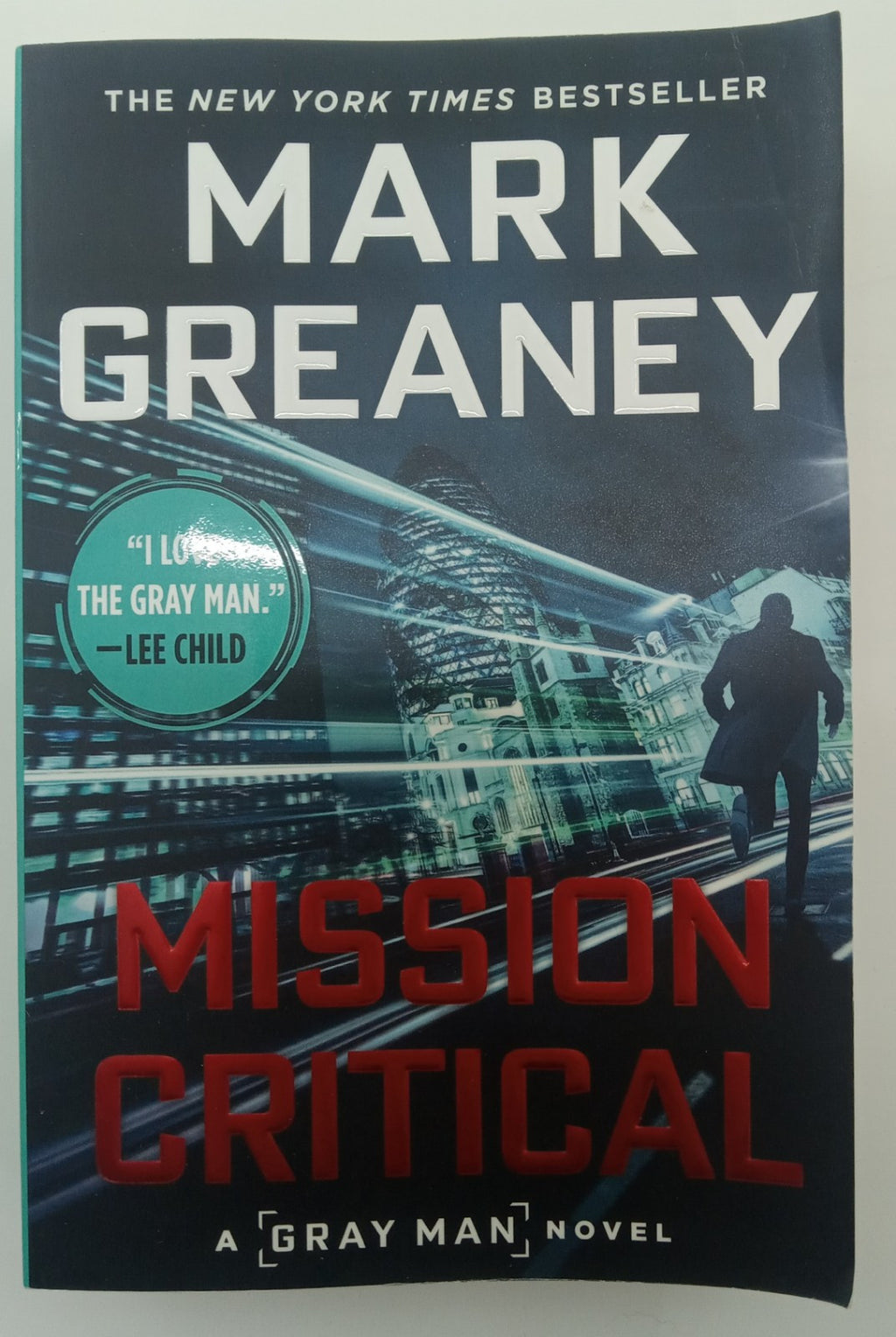 Mission Critical by Mark Greaney – VG+ Jack Ryan Jr. Spy Thriller Novel