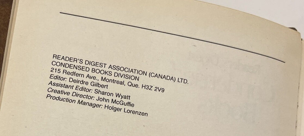 Reader’s Digest Condensed Books 1st Ed 1987 Leather Bound w/ Gilt Edges - NM