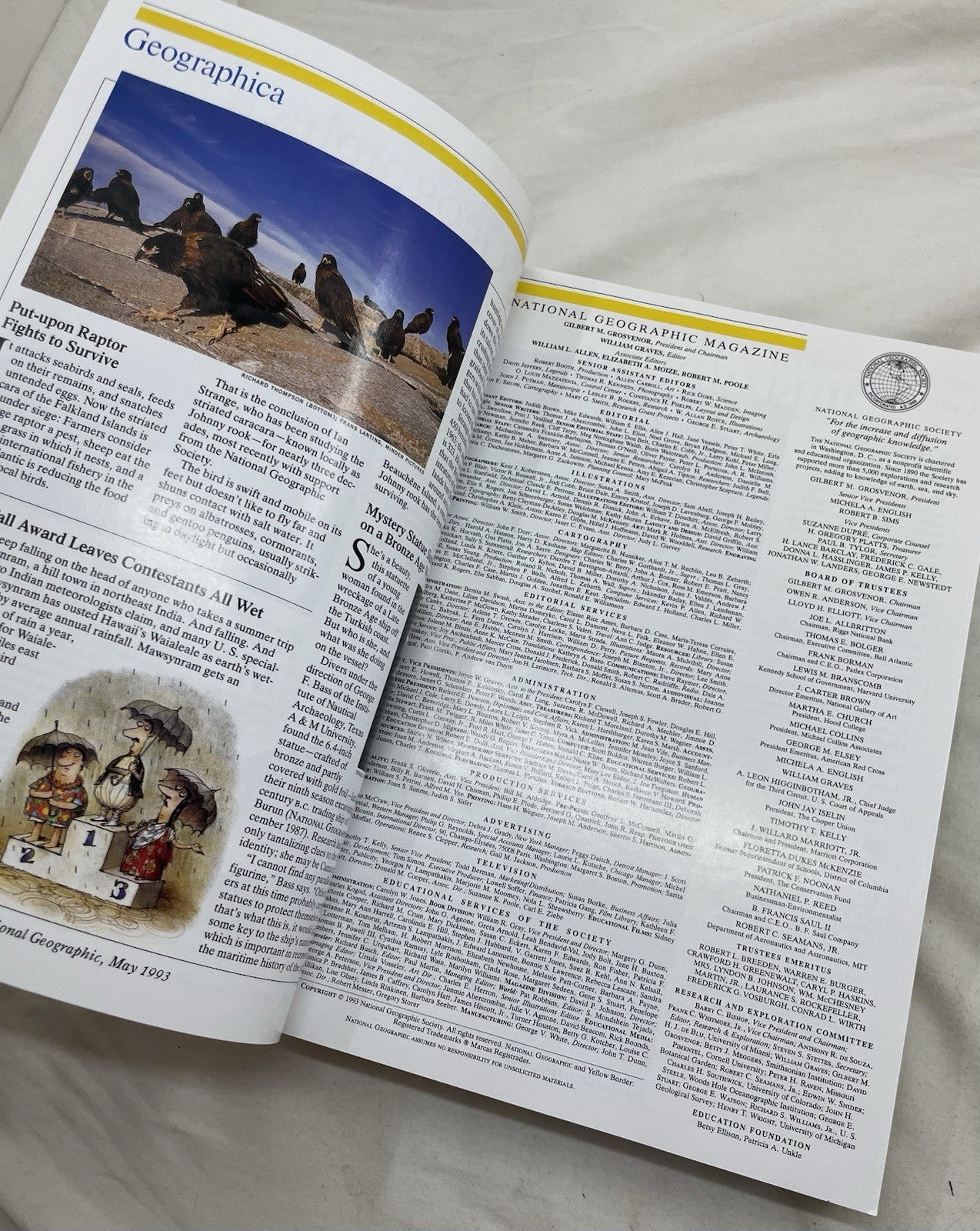 Vintage Nat Geo Lot Jan–Jun 1993 w/ Slipcover | Science, Illustrated Set