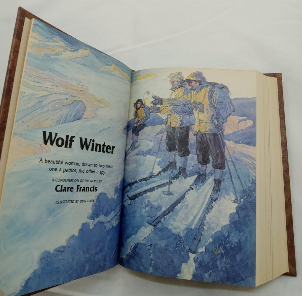 1988 Reader's Digest Condensed 1st Ed HC Leather Gilt Vtg NM Fiction