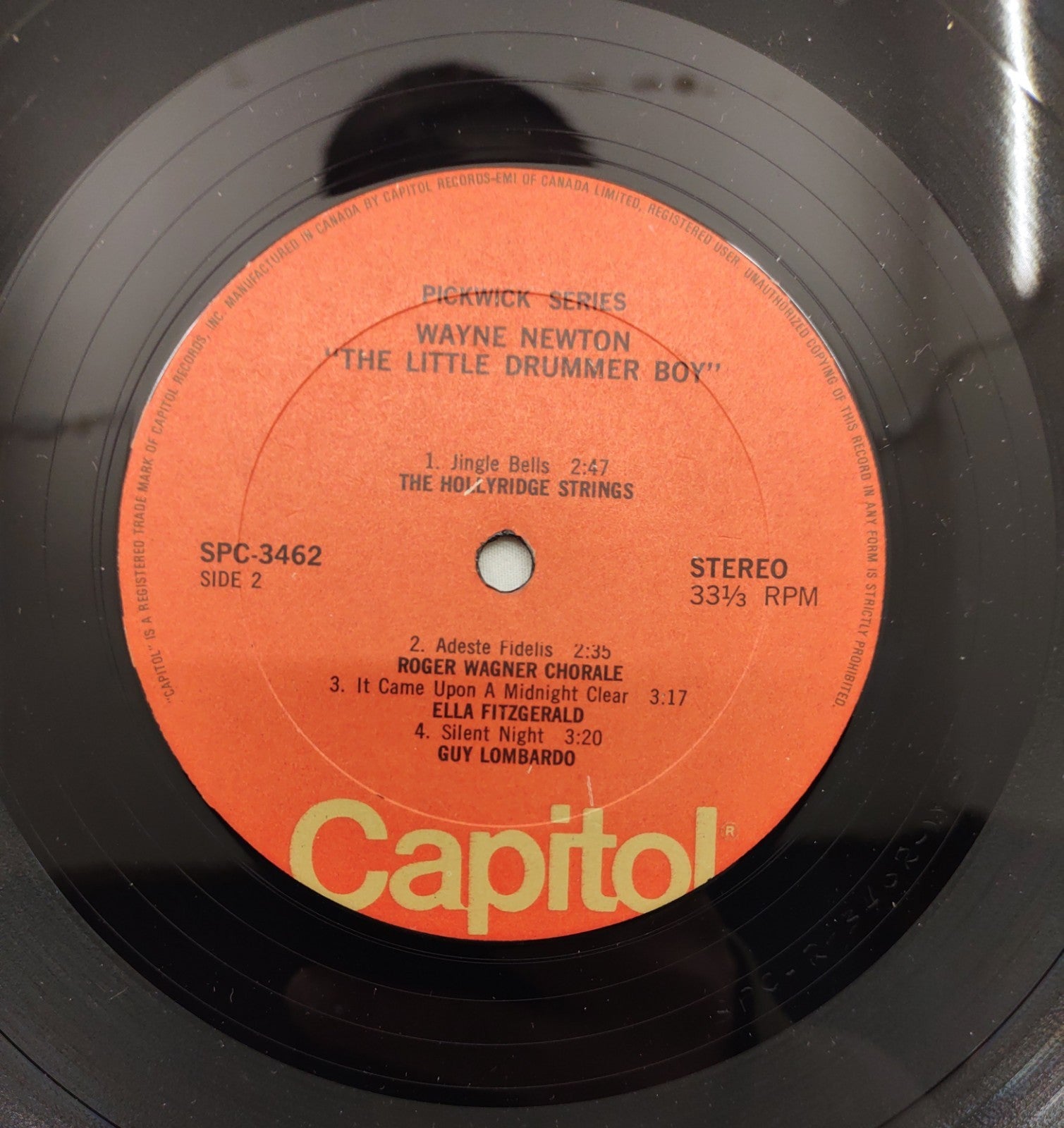 Wayne Newton - The Little Drummer Boy LP Pickwick SPC-3462 Canada Stereo