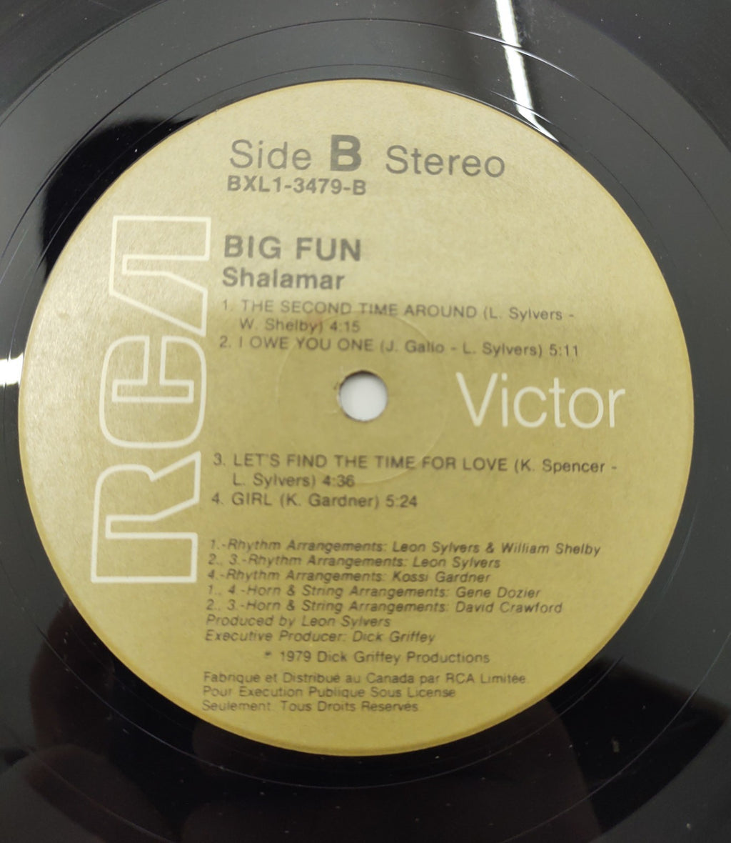Shalamar – Big Fun (1979) Vinyl LP Disco Funk Classic Soul Dance Groove