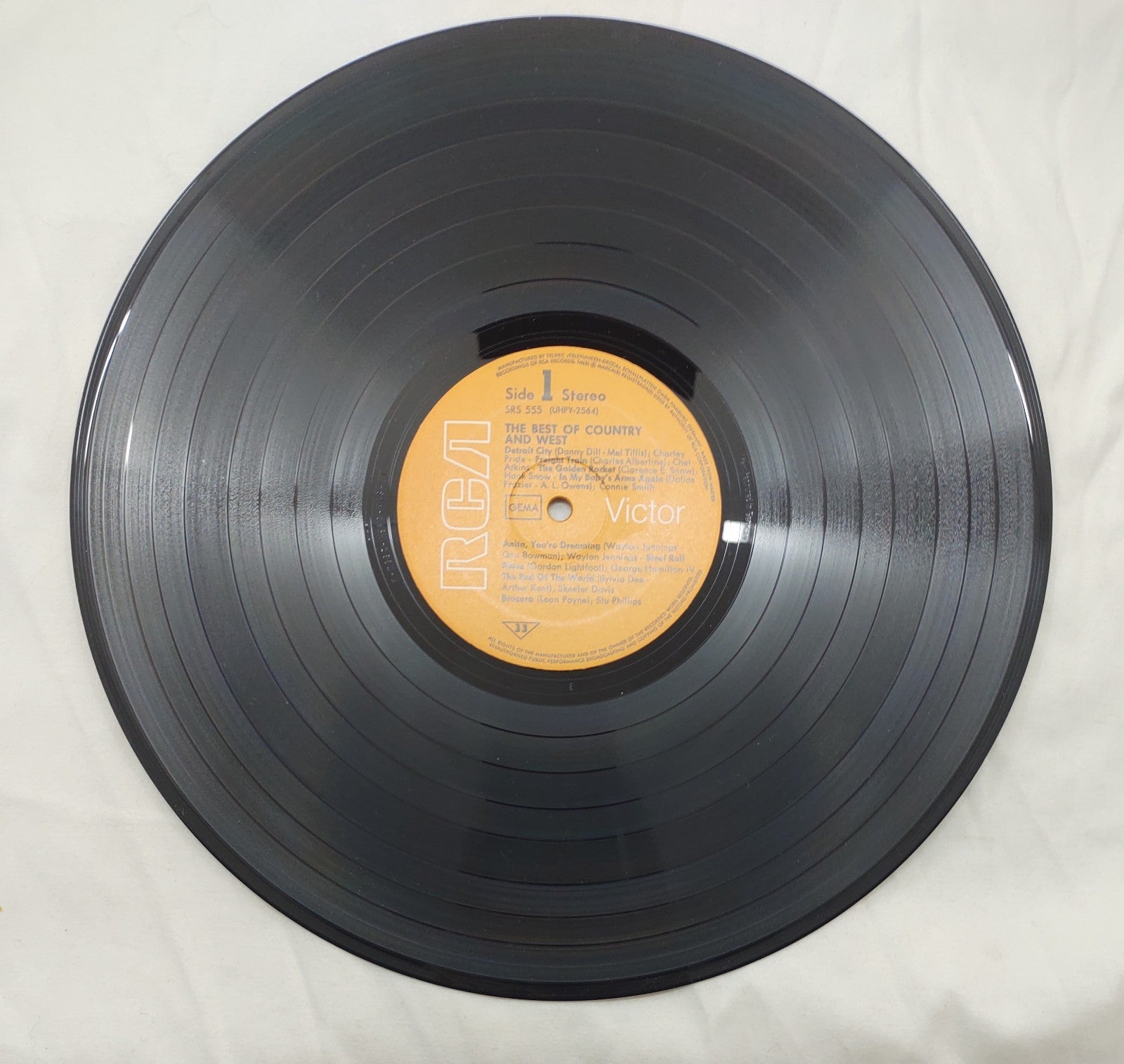 Best of Country and West LP Various Artists Vintage RCA Victor SRS-555 Vinyl