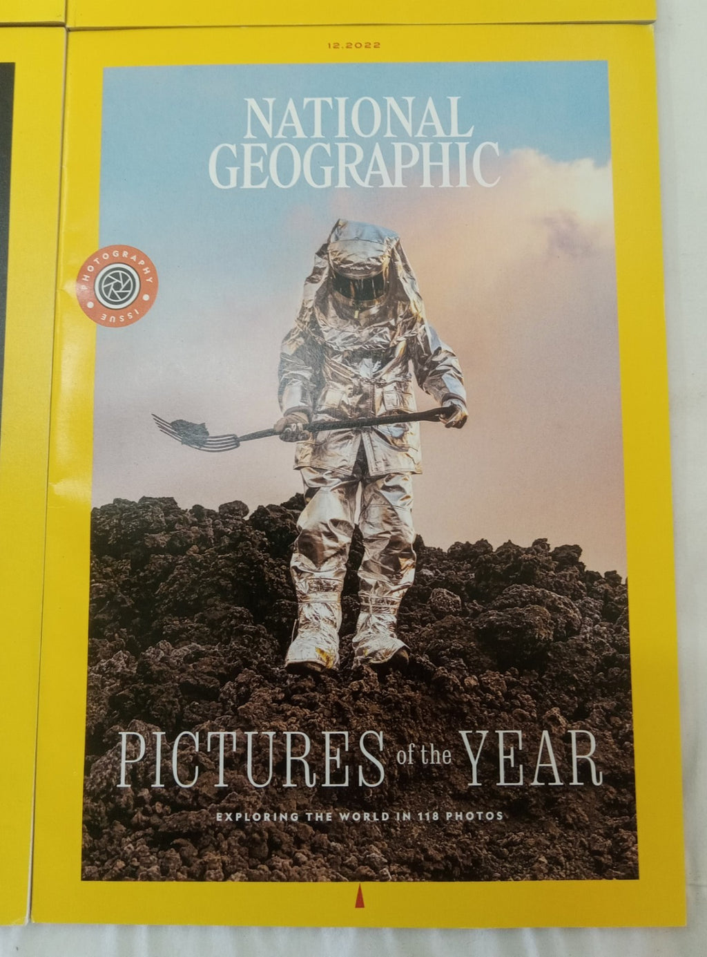 Nat Geo Jul–Dec 2022 | VG+ Magazine Set in Faux Leatherette Slipcover