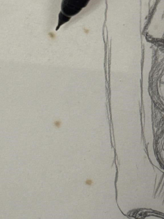 Sally B Hooff Original Graphite Drawing PEI Artist Vintage Signed Artwork