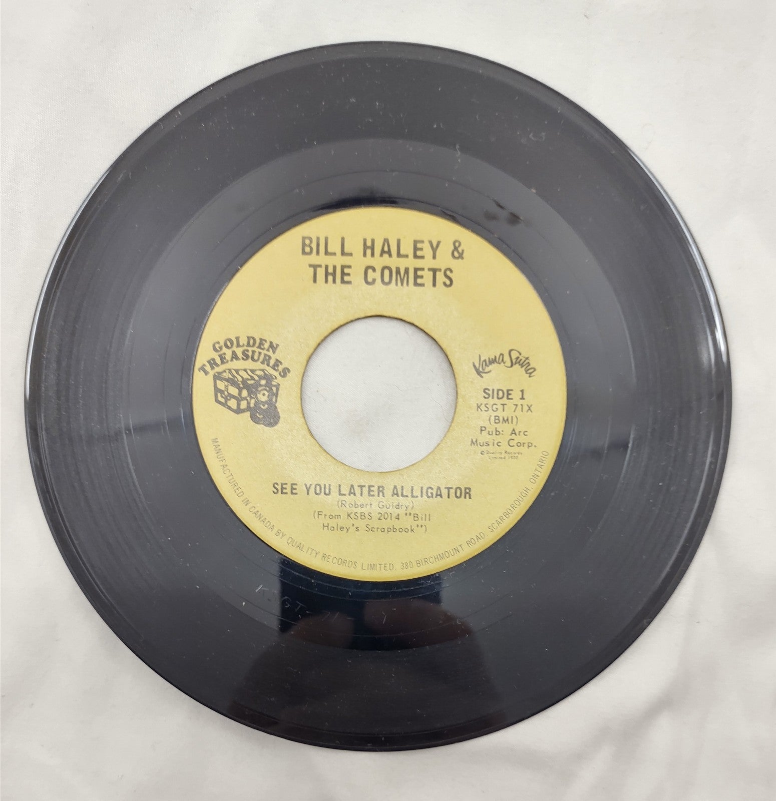 Bill Haley & His Comets – See You Later Alligator 7” Golden Treasures KSGT 71X
