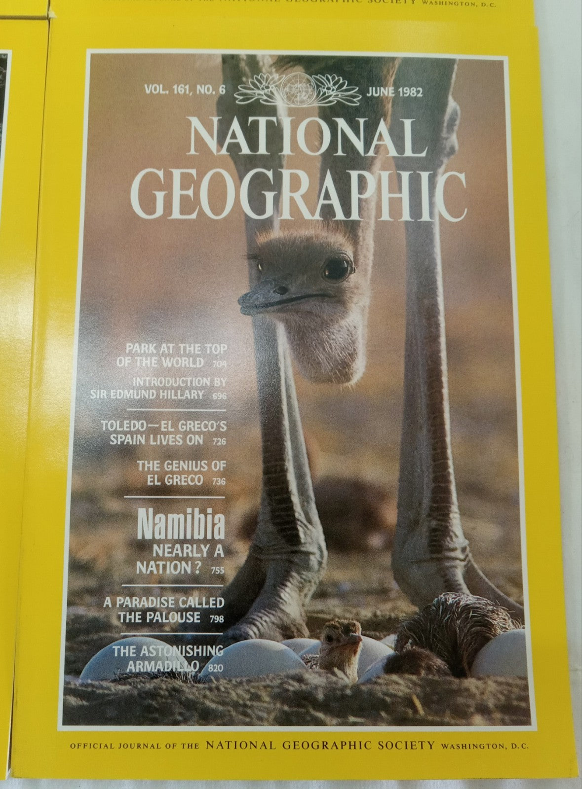 National Geographic Jan–June 1982 | VG+ Vintage Set | 6 Issues + Slipcase
