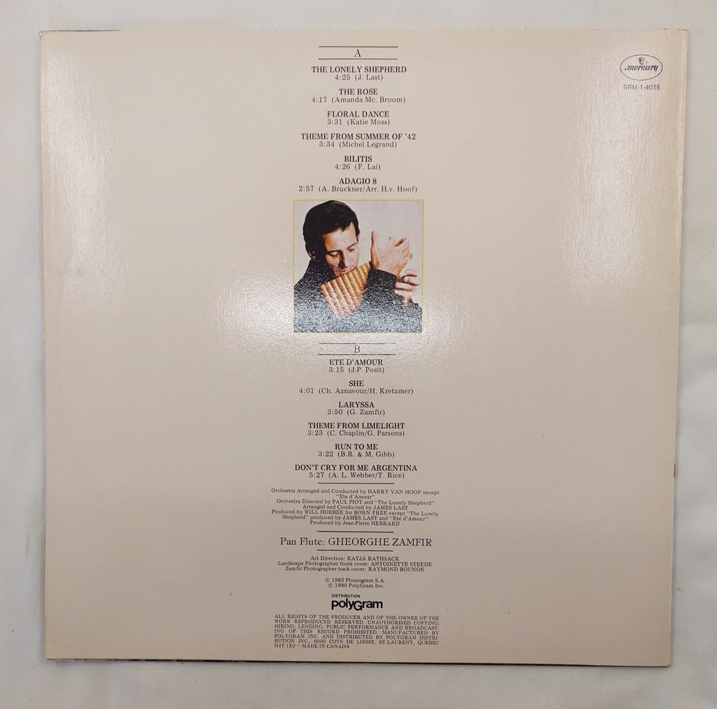 Zamfir - The Lonely Shepherd LP Mercury SRM-1-4015 Europe 1980 James Last