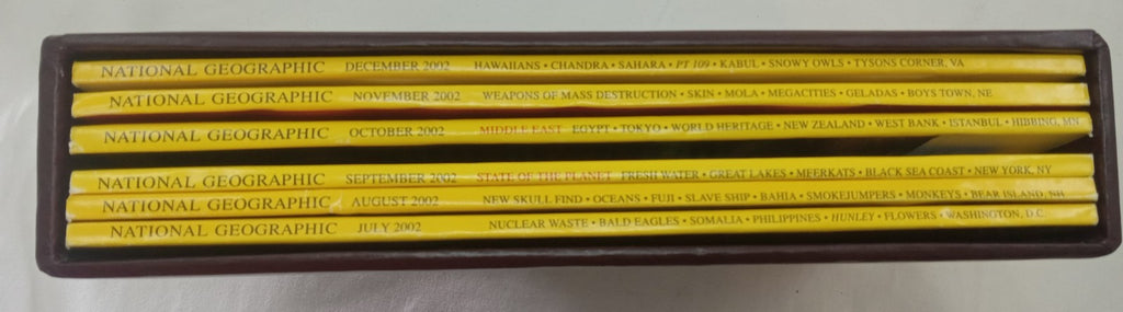 Net Geo Magazines With Slipcover July To December 2002