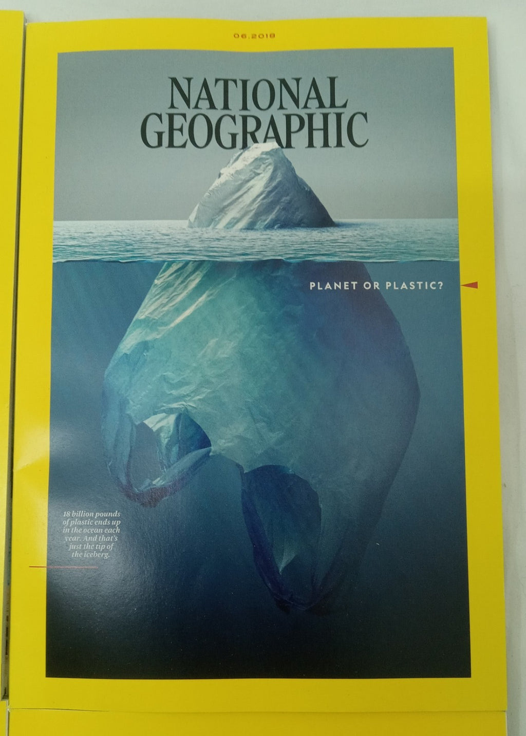 National Geographic Magazine Set With Slipcover Case Jan-June 2018