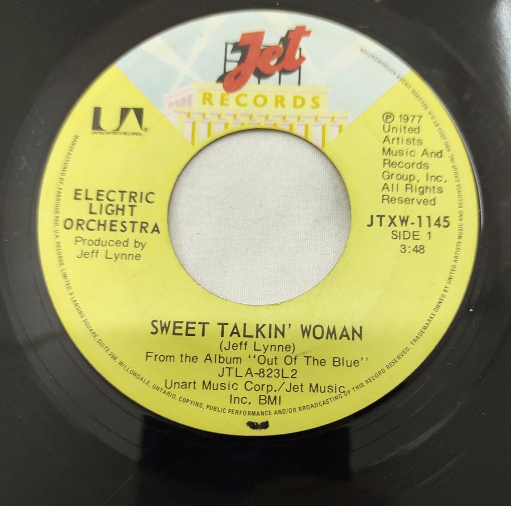 Electric Light Orchestra – Fire On High 7” Jet JTXW-1145 Canada 1975 ELO