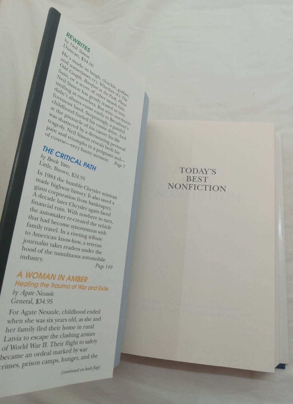 Reader's Digest Today's Best Nonfiction Vol 5 1996 HC 1st Ed w/ Jacket