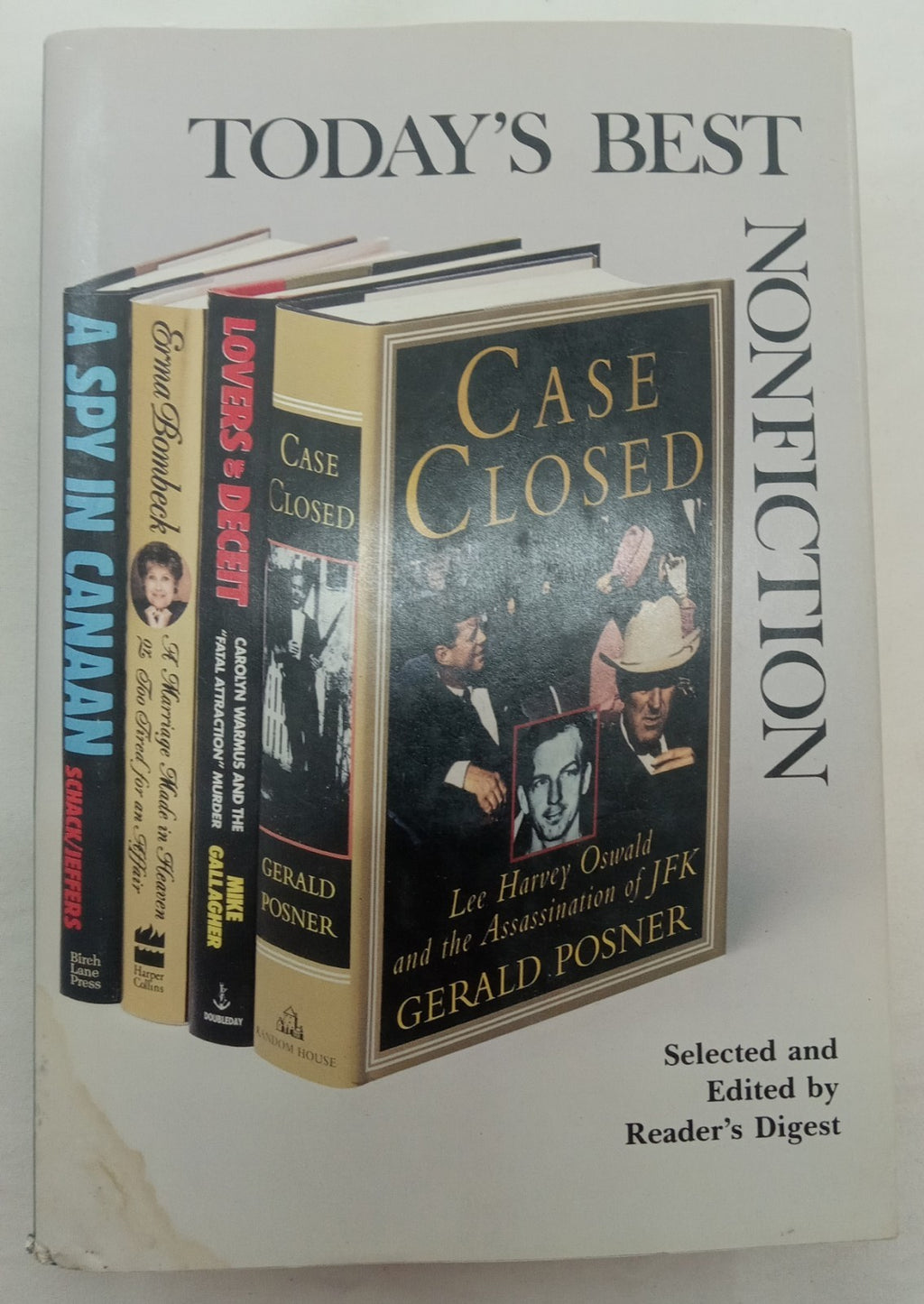 Reader's Digest Today's Best Nonfiction 4 in 1 HC 1st Ed w/ Dust Jacket