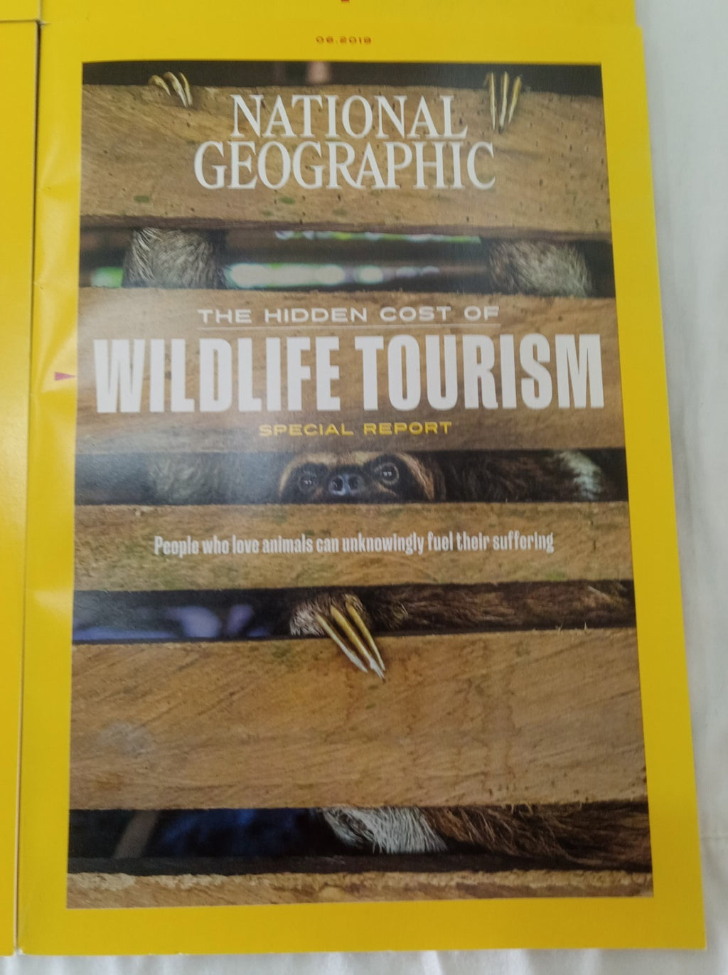 National Geographic Jan–June 2019 VG+ | Faux Leatherette Case | 6 Mags