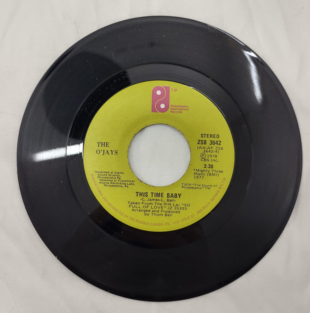 The O'Jays - Use Ta Be My Girl / This Time Baby ZS8 3642 Vinyl 45 RPM