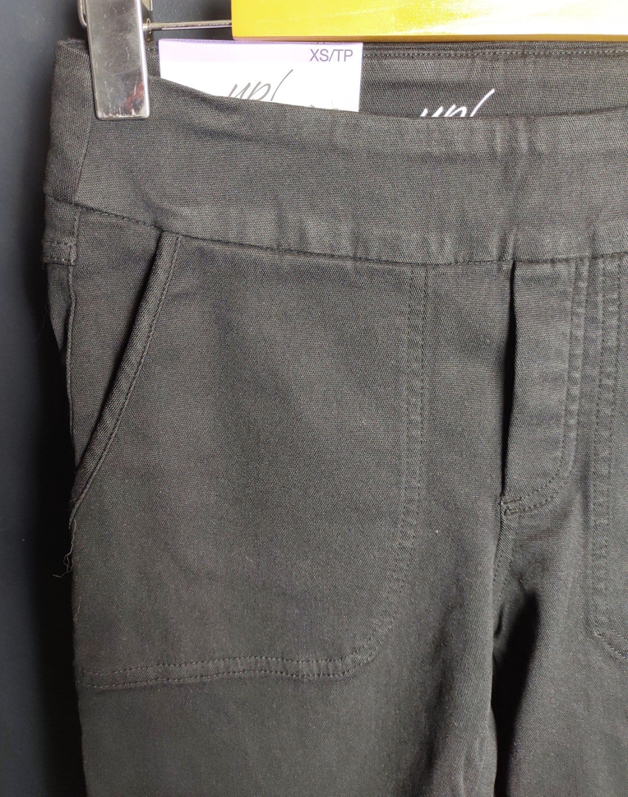 UP! Black Pull On Stretch Crop Pants NWT Women’s Comfortable Casual Wear