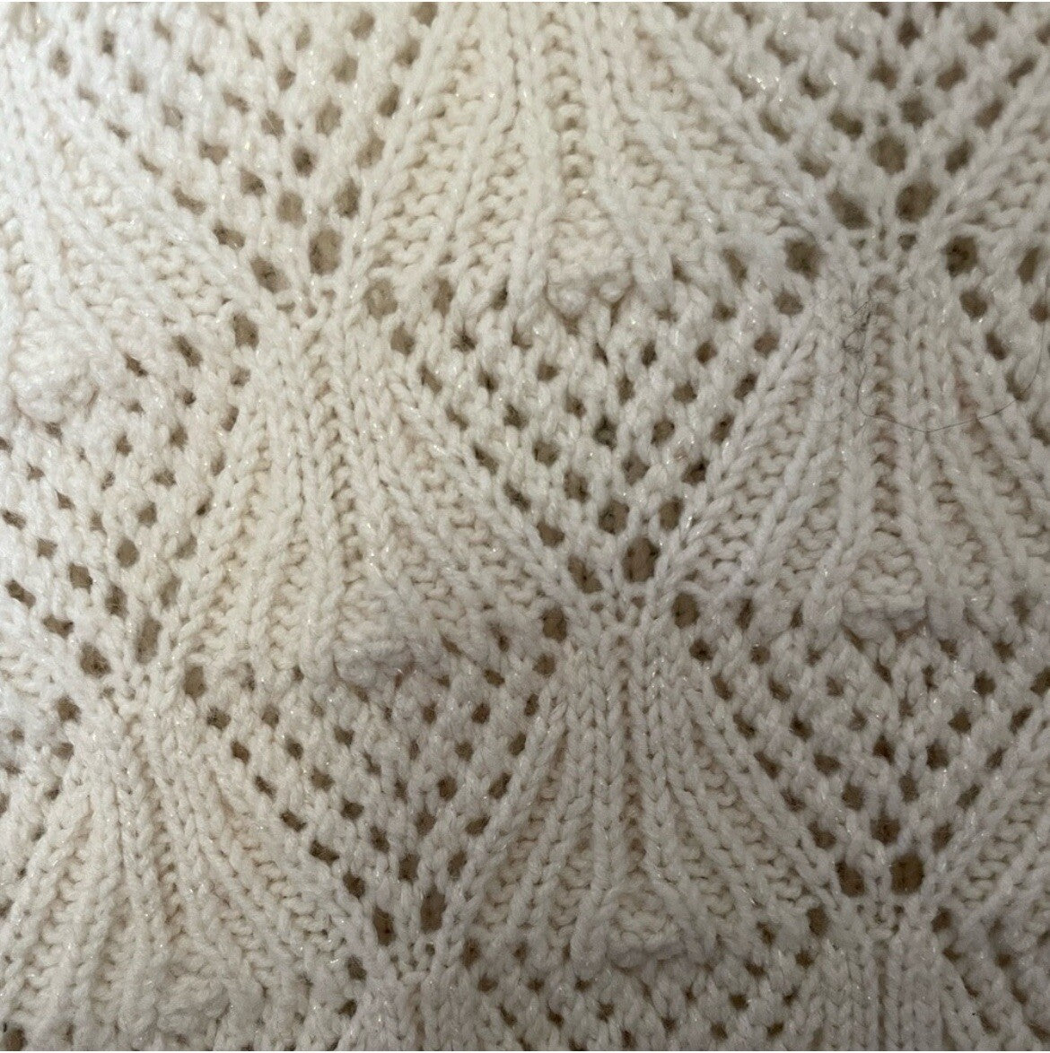 Liz Claiborne White Knit Turtleneck Sweater M Classic Winter Soft Warm