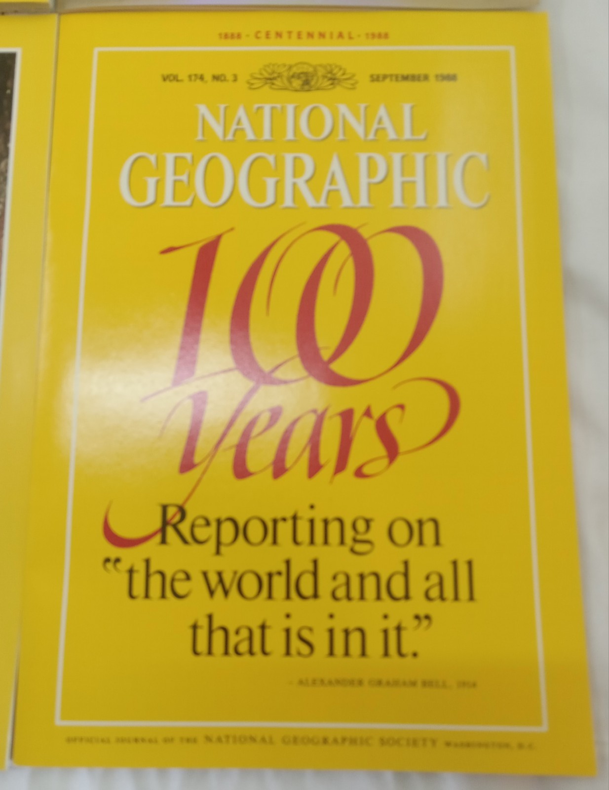 Nat Geo Magazines With Slipcover July To December 1988