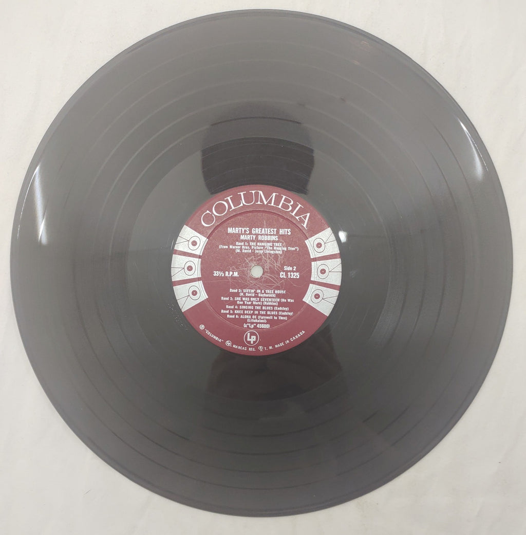 Marty Robbins – Marty’s Greatest Hits Columbia CL-1325 33⅓ RPM LP