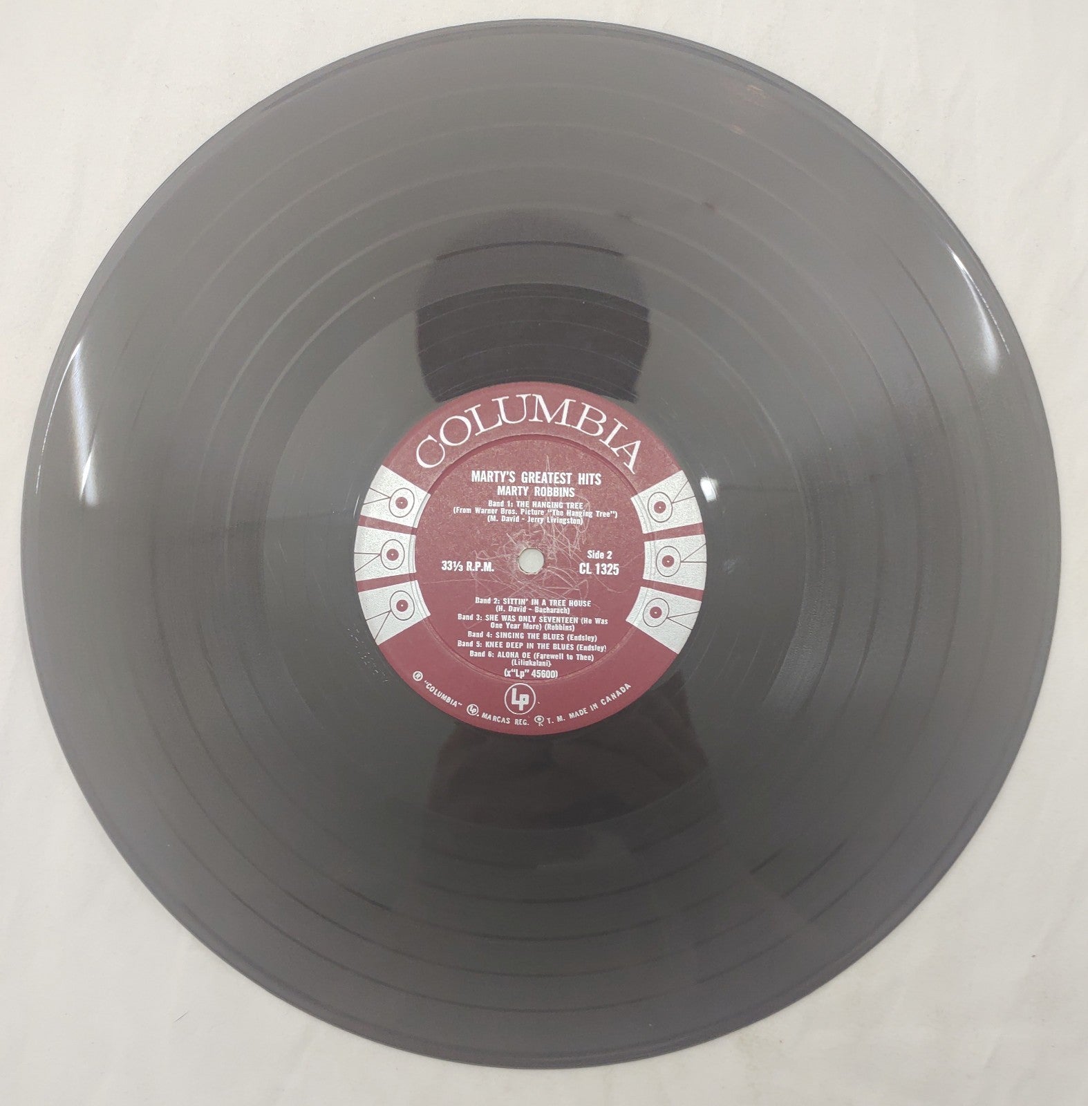 Marty Robbins – Marty’s Greatest Hits Columbia CL-1325 33⅓ RPM LP