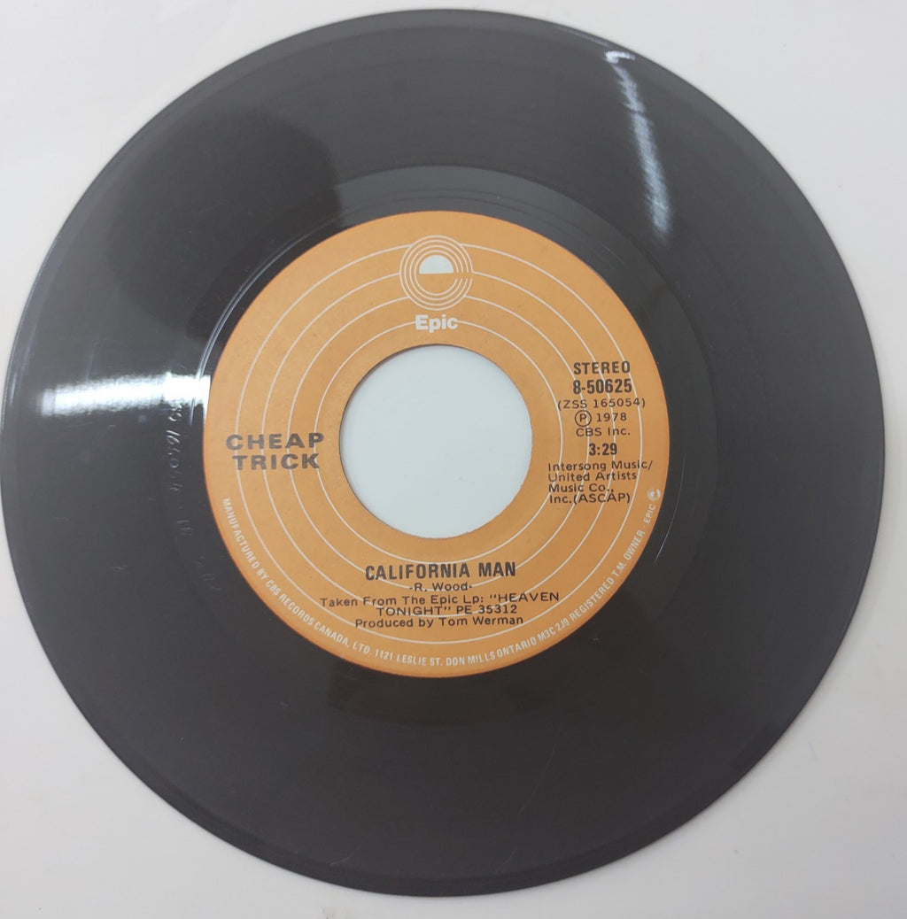 Cheap Trick I Want You to Want Me 7" 45 Vinyl Single 1978 Epic 8-50625