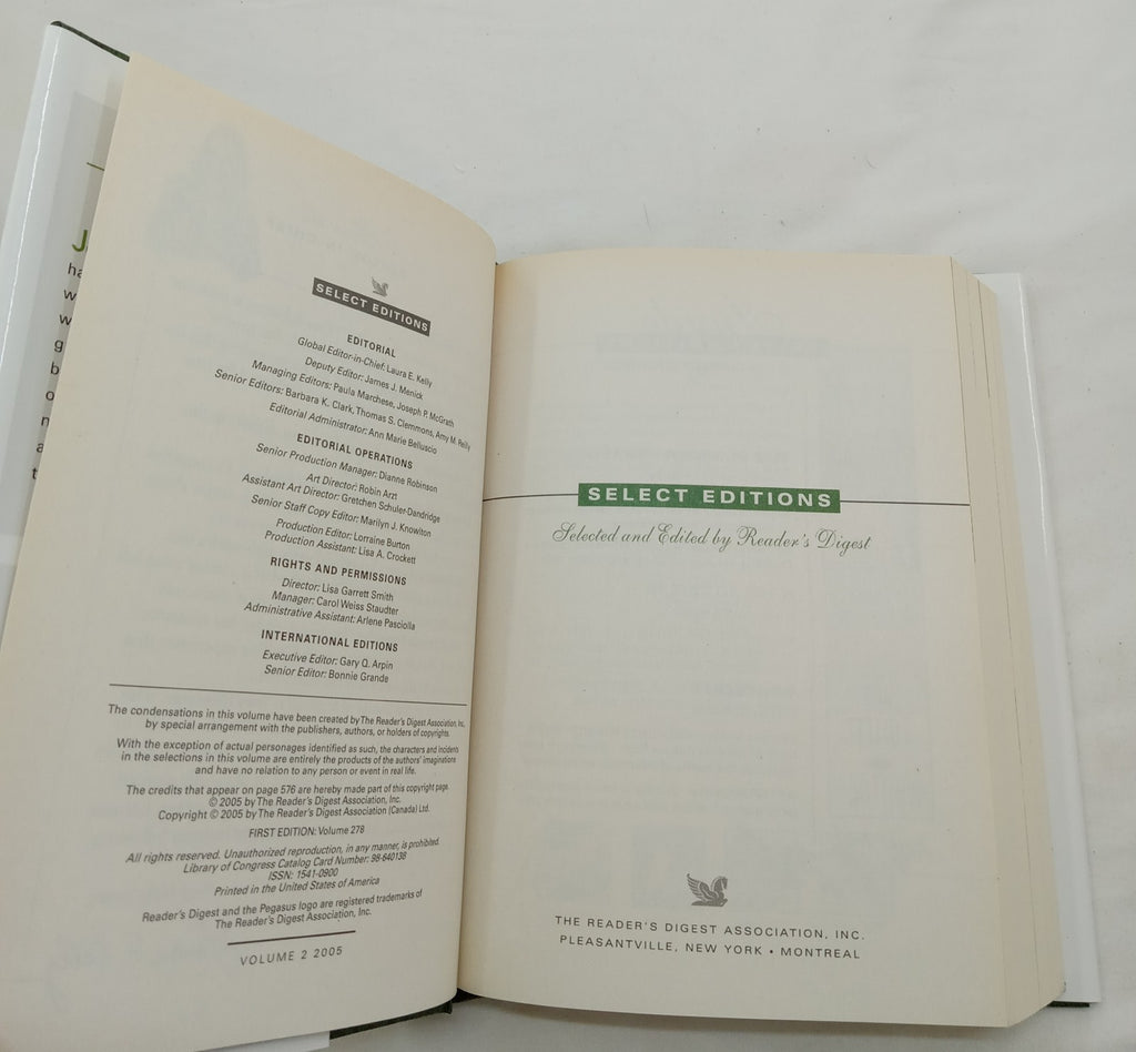 Reader's Digest Condensed Books Vol 2 2005 HC 1st Ed w/ Dust Jacket