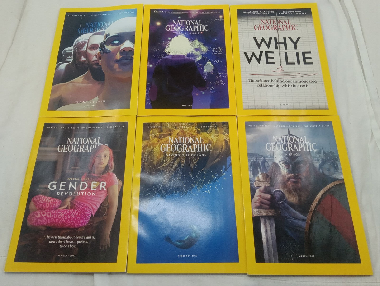 Nat Geo Magazines With Slipcover Jan To June 2017