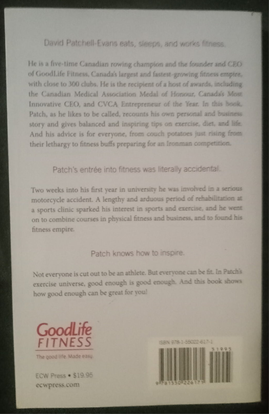 Living the Good Life by David Patchell‑Evans – 2004 PB Self‑Help Guide VG+