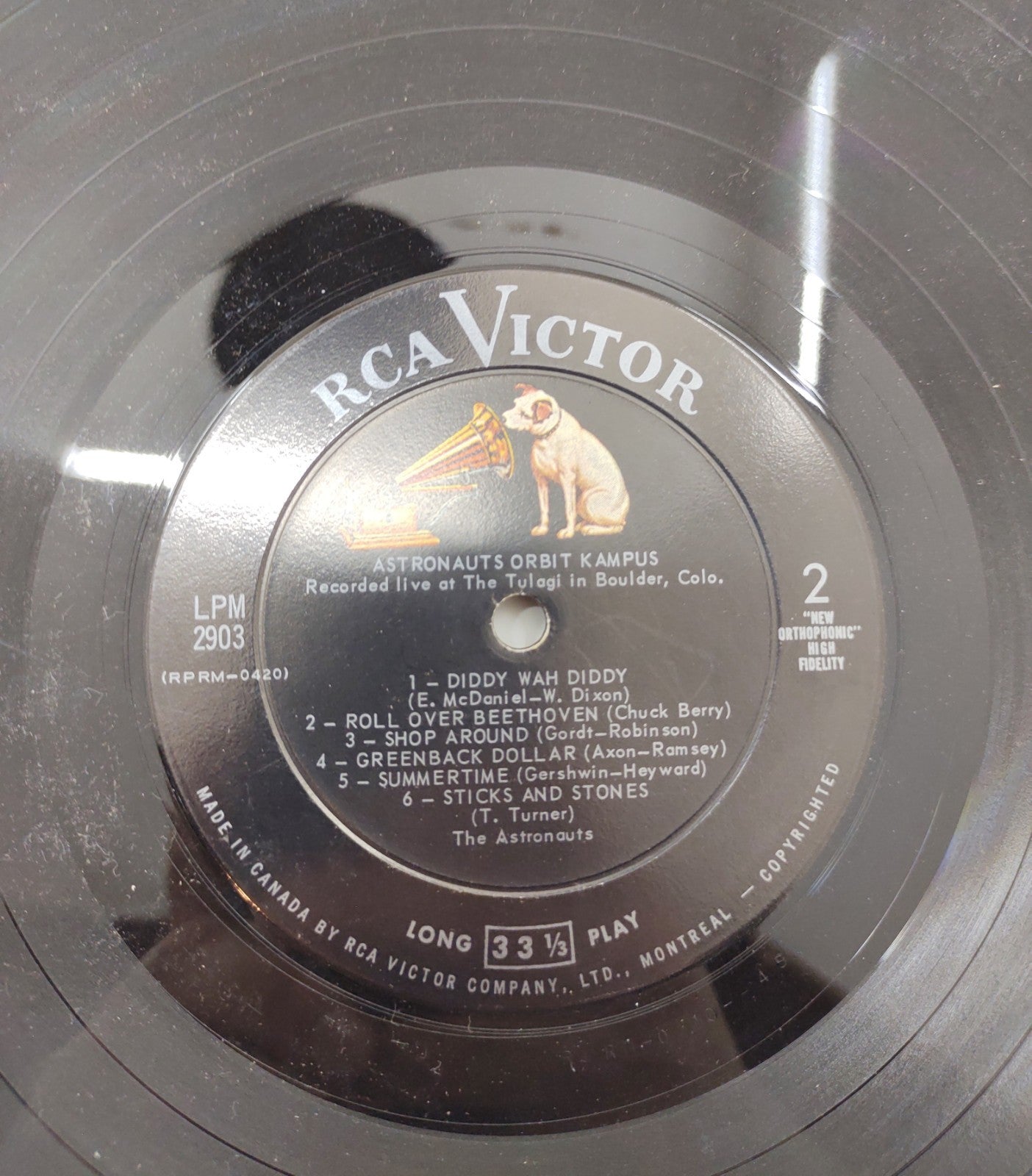 The Astronauts Orbit Kampus LP, RCA Victor, Surf Rock